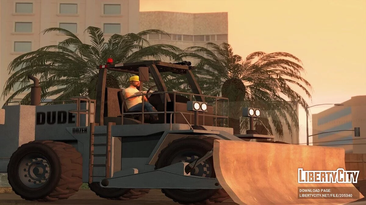 Dude Dozer [HD Unvierse Style] / GTA San Andreas