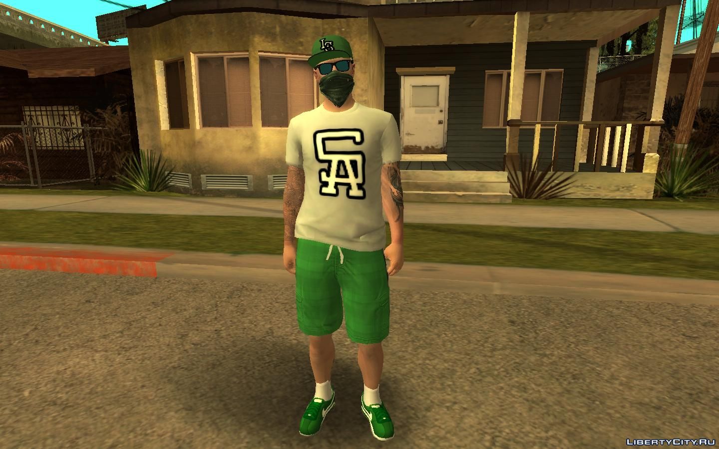 Gta skins. Grove Families GTA sa бандана. GTA San Andreas Skin Grove. ГТА санандрес Гроув. Fam3 для ГТА са.