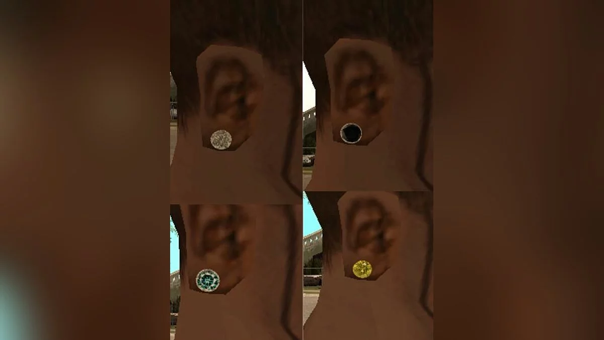 Earrings Pack / GTA San Andreas