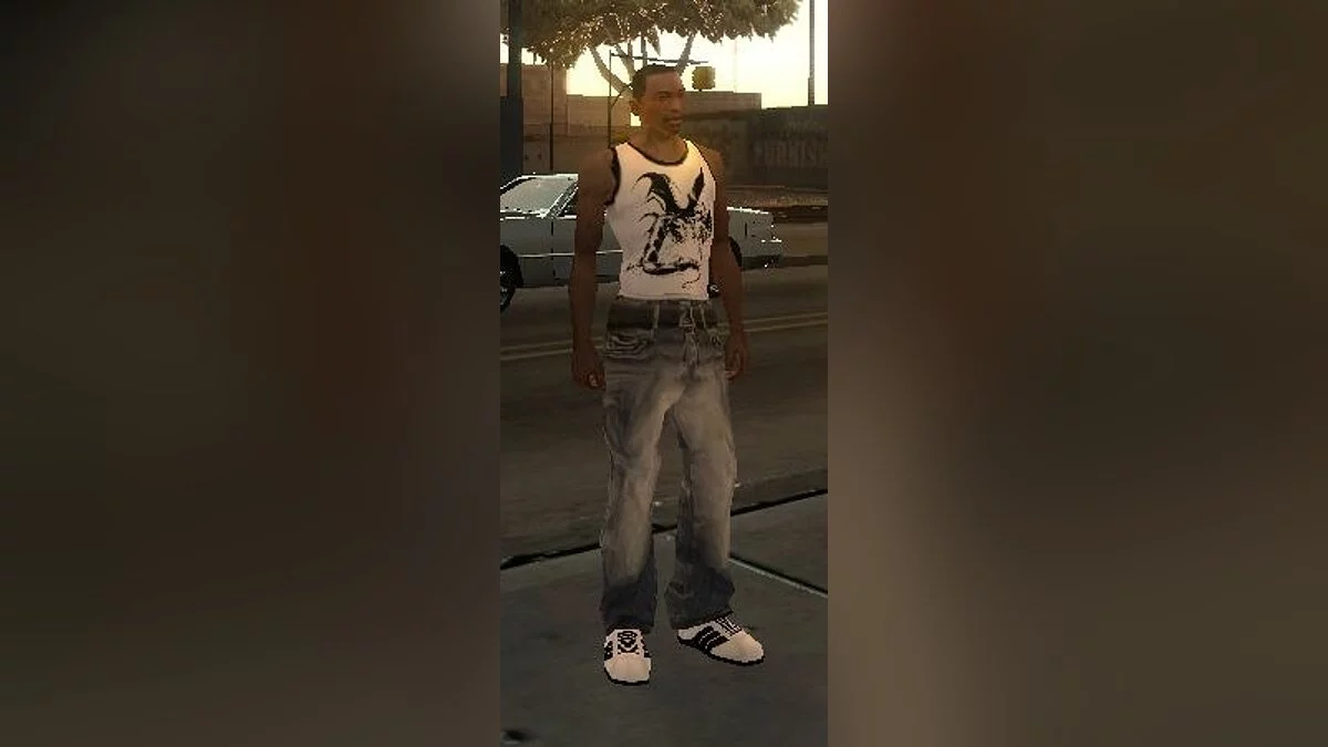 Кроссы Adidas + майка / GTA San Andreas