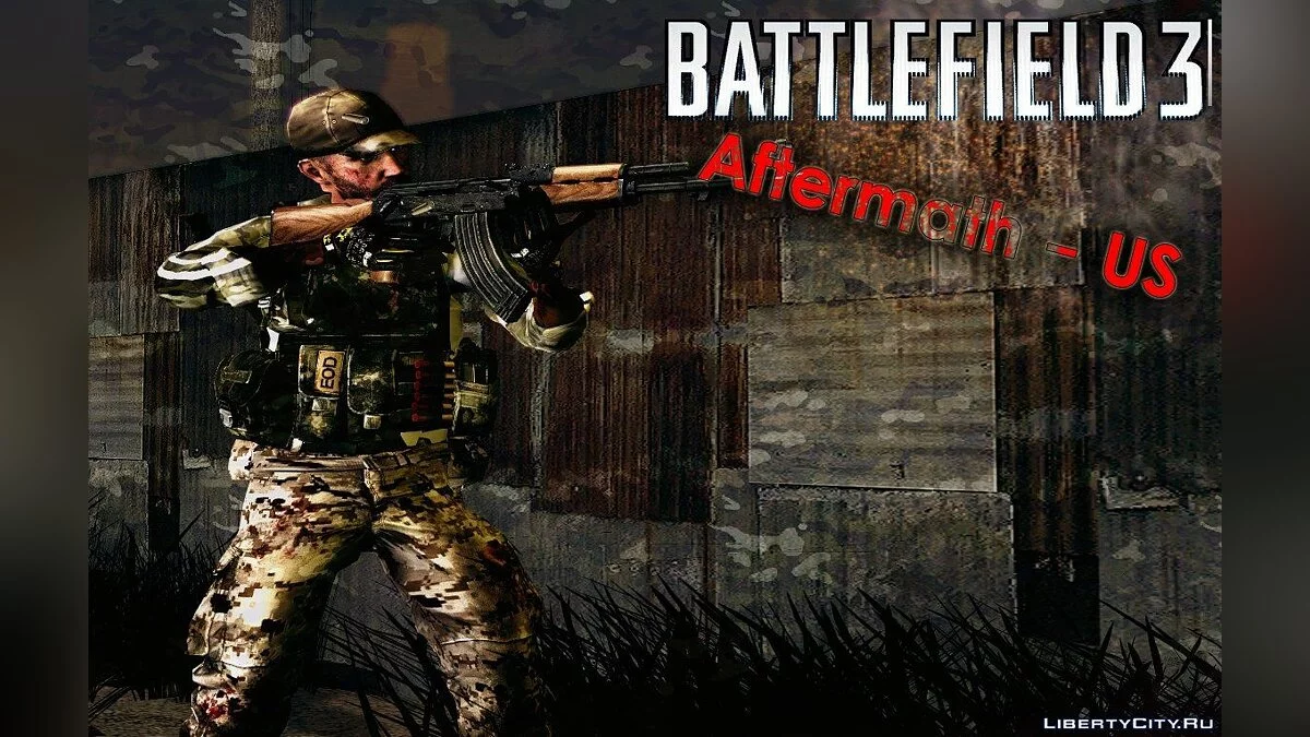 BF3 Aftermath US Skin pack / GTA San Andreas