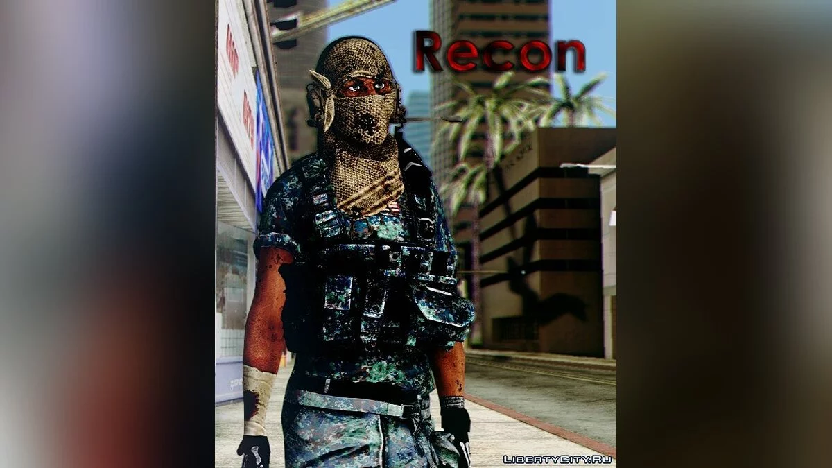 BF3 Aftermath US Skin pack / GTA San Andreas