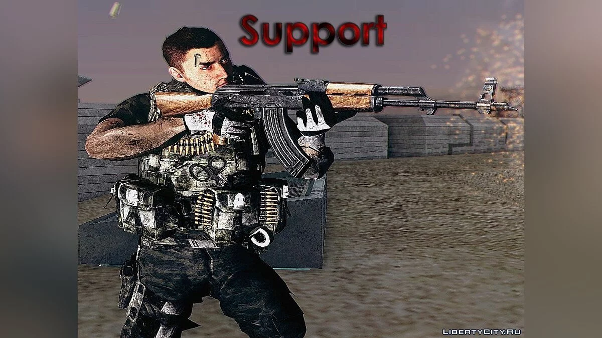 BF3 Aftermath US Skin pack / GTA San Andreas