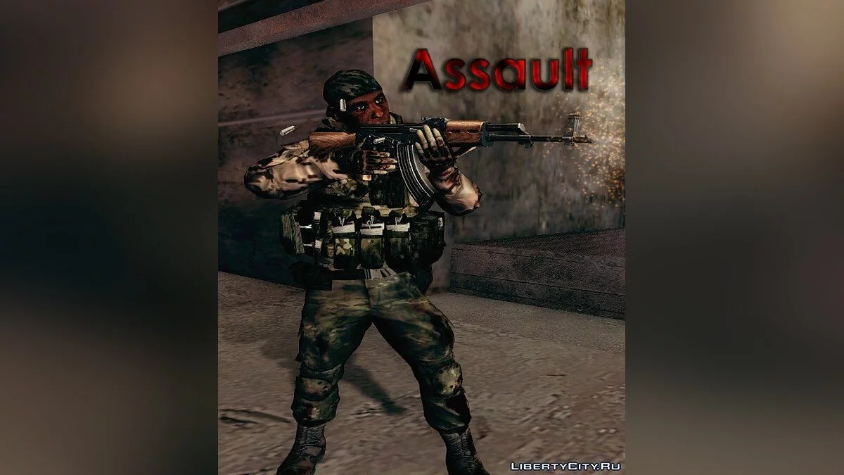 BF3 Aftermath US Skin pack / GTA San Andreas