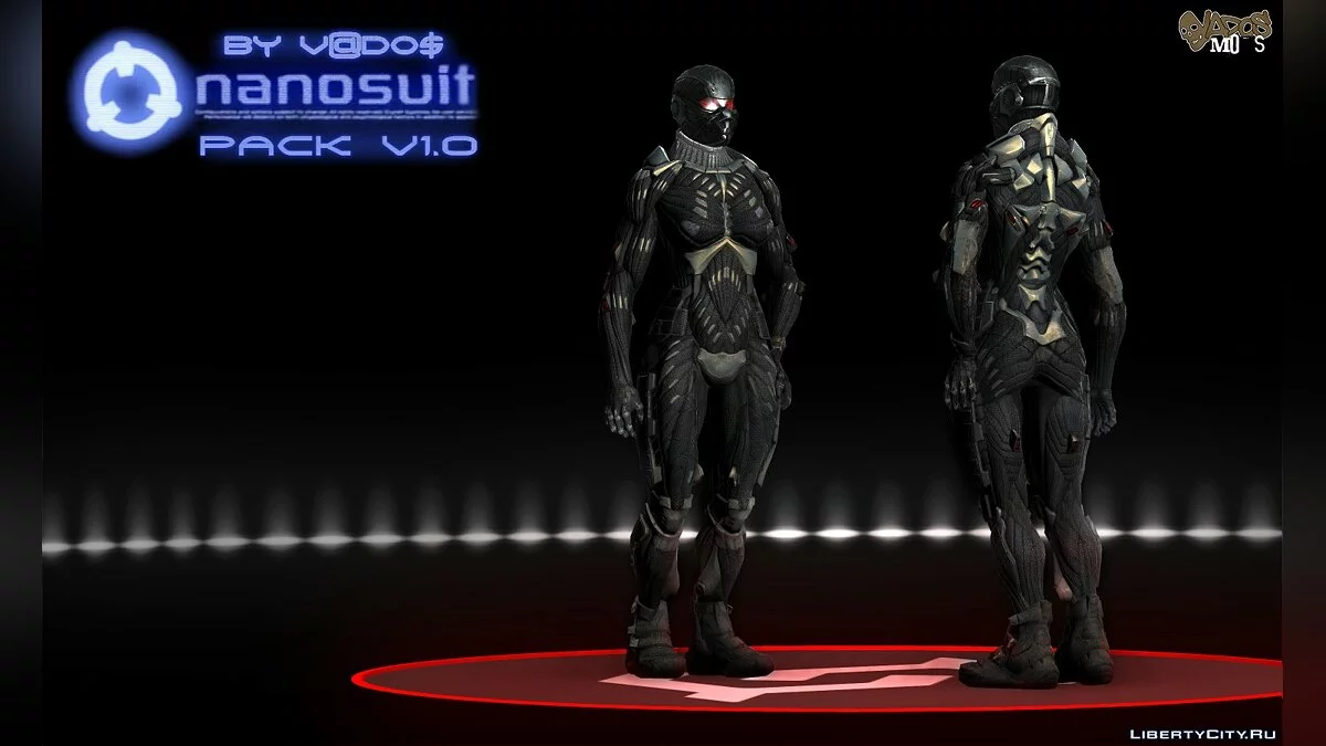 Crysis Nanosuit - сборник скинов / GTA San Andreas