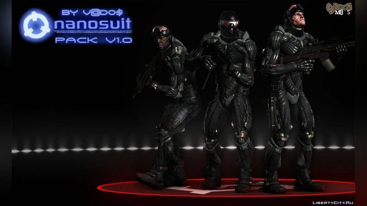 Crysis Nanosuit - сборник скинов / GTA San Andreas