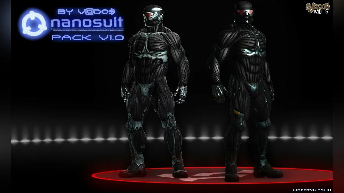 Crysis Nanosuit - сборник скинов / GTA San Andreas
