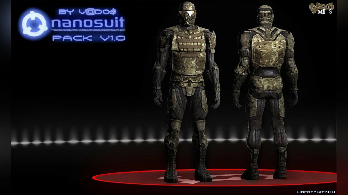 Crysis Nanosuit - сборник скинов / GTA San Andreas