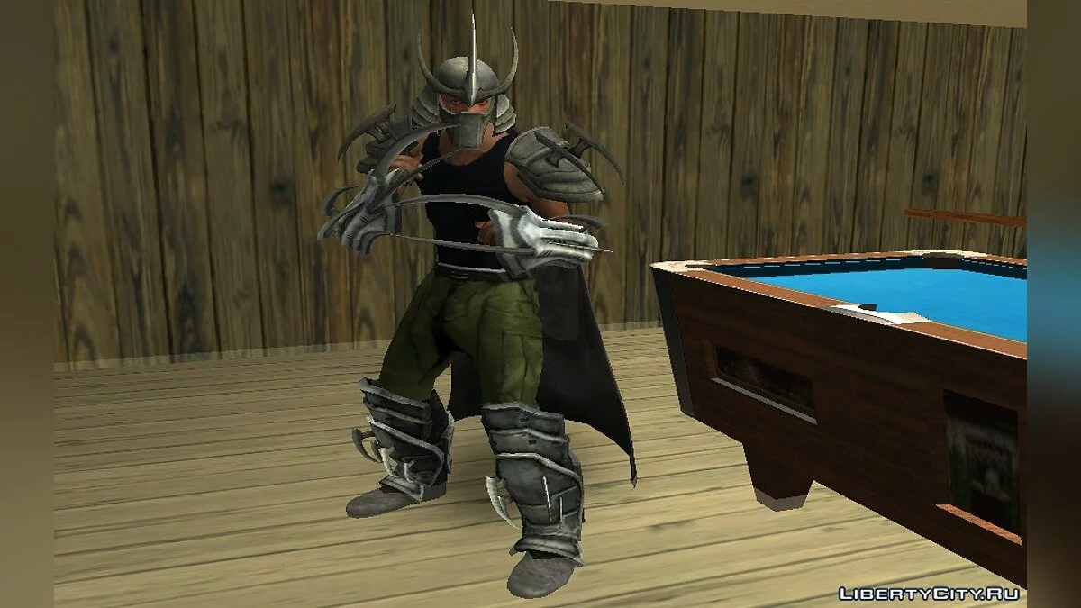 Одежда Шреддера из игры TMNT OotS / GTA San Andreas