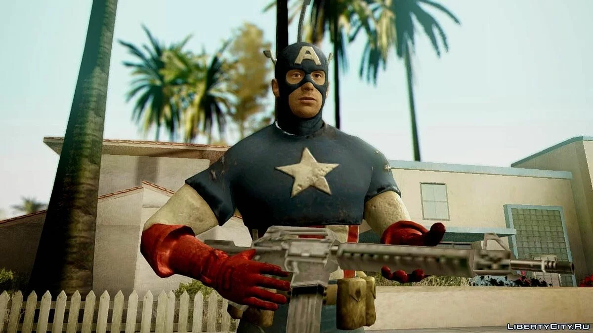 Captain America Mini Pack / GTA San Andreas