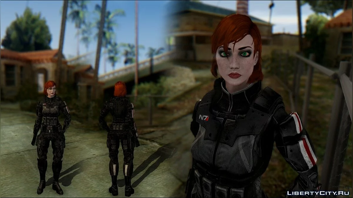 MASS EFFECT: Anna skin-pack / GTA San Andreas
