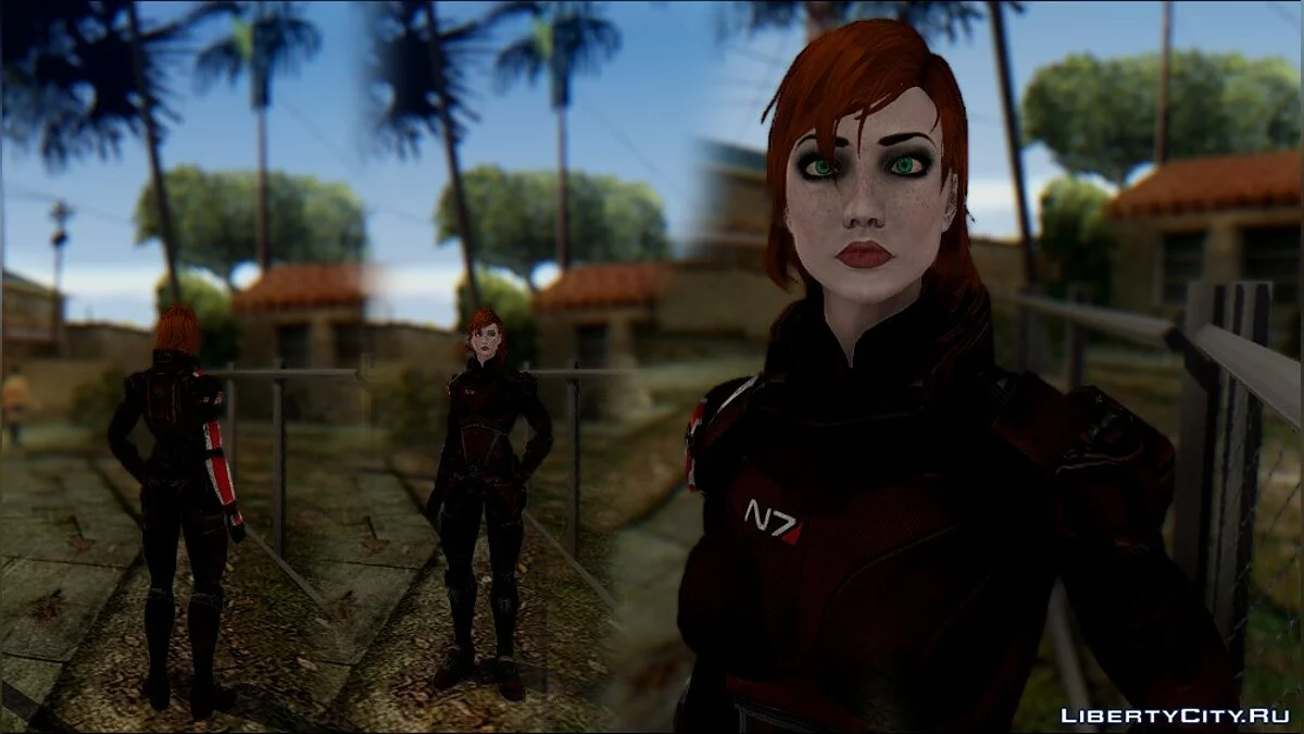 MASS EFFECT: Anna skin-pack / GTA San Andreas