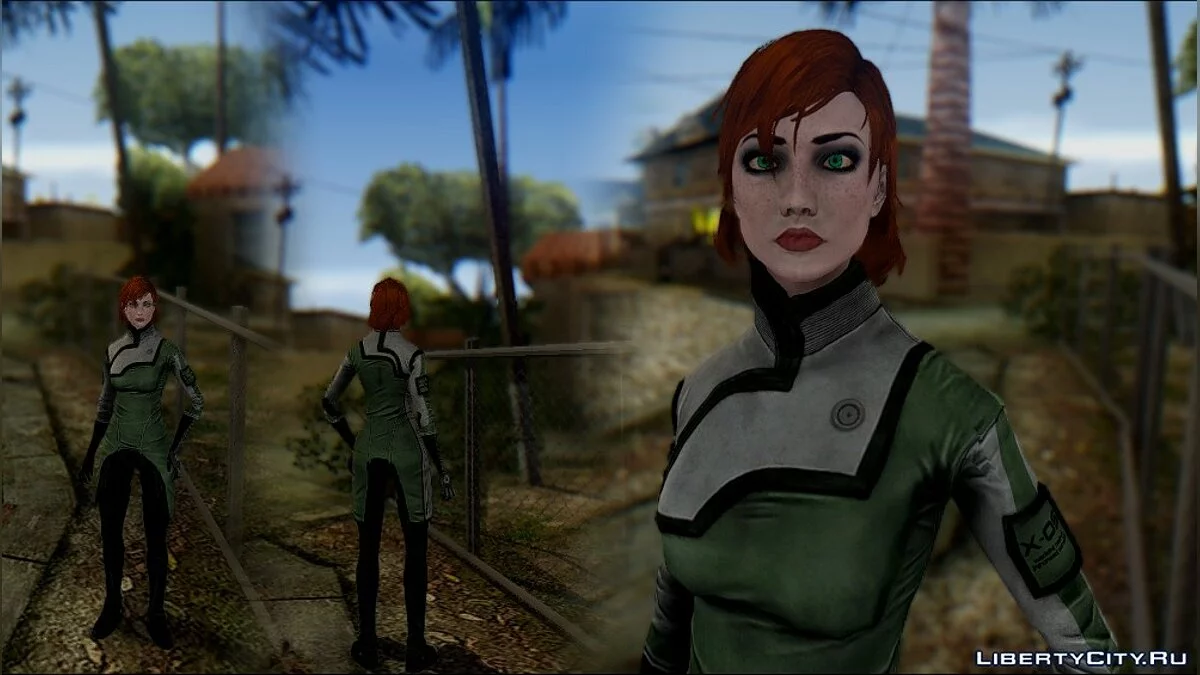 MASS EFFECT: Anna skin-pack / GTA San Andreas