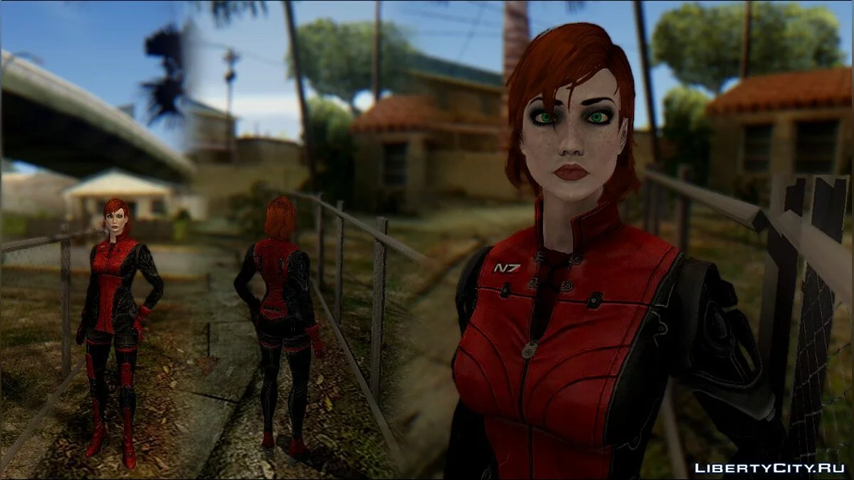 MASS EFFECT: Anna skin-pack / GTA San Andreas