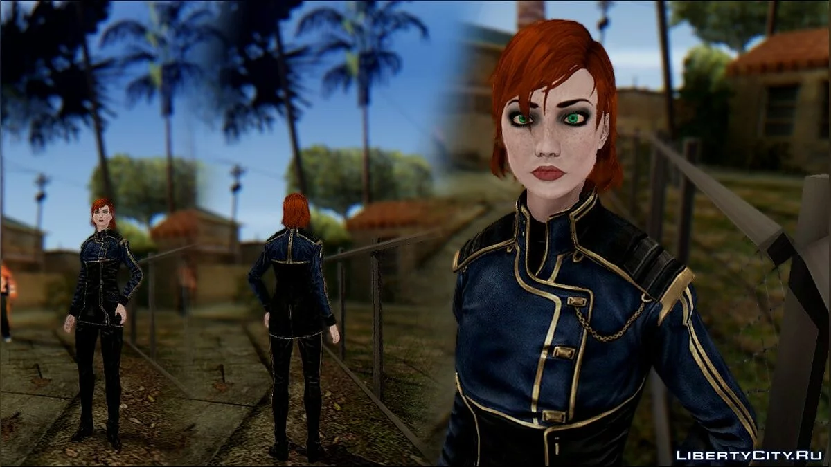 MASS EFFECT: Anna skin-pack / GTA San Andreas