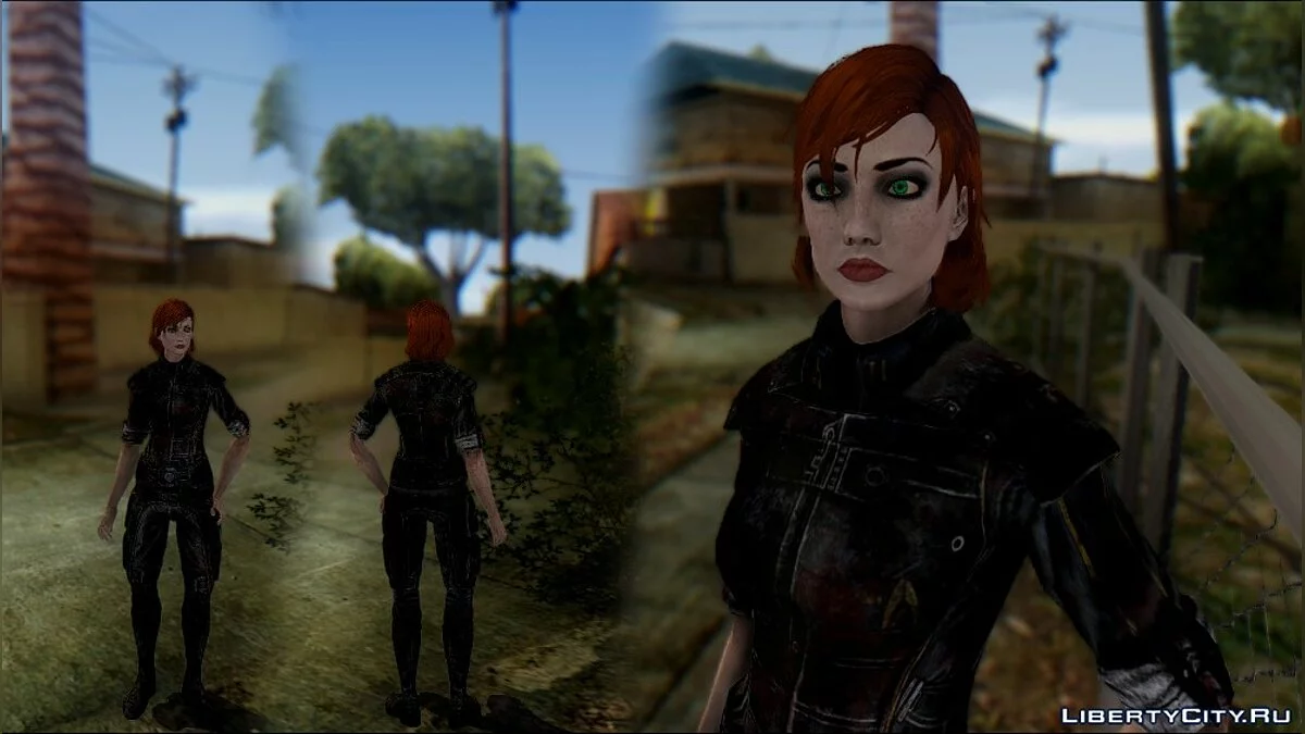 MASS EFFECT: Anna skin-pack / GTA San Andreas