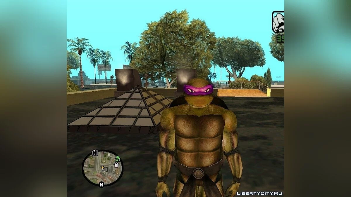 Черепашки Мутанты Ниндзя / GTA San Andreas