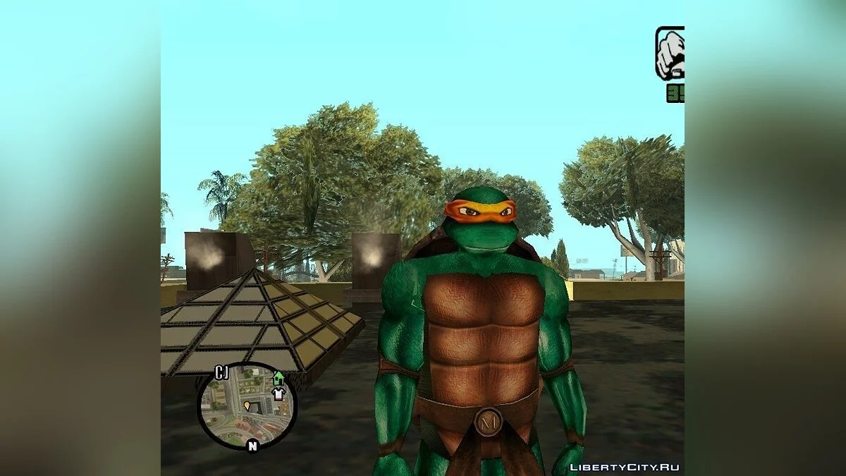Черепашки Мутанты Ниндзя / GTA San Andreas