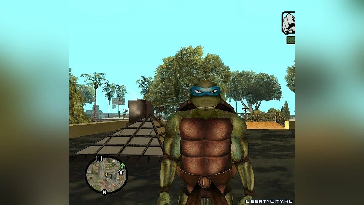 Черепашки Мутанты Ниндзя / GTA San Andreas
