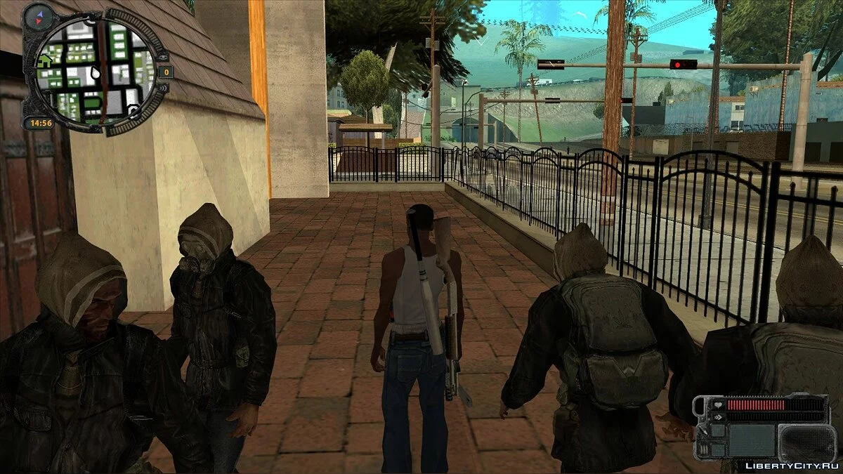 S.T.A.L.K.E.R ТЧ пак бандитов / GTA San Andreas