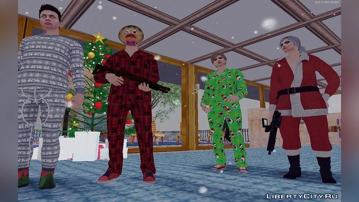 GTA Online DLC Festive Surprise Skin Pack / GTA San Andreas
