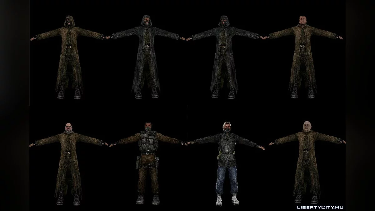 Пак бандитов из STALKER ЗП / GTA San Andreas