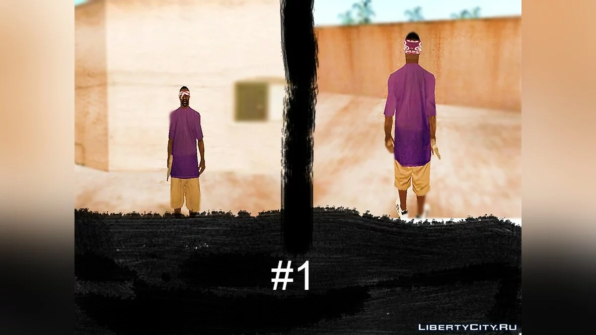 New Ballas. Skn Pack / GTA San Andreas