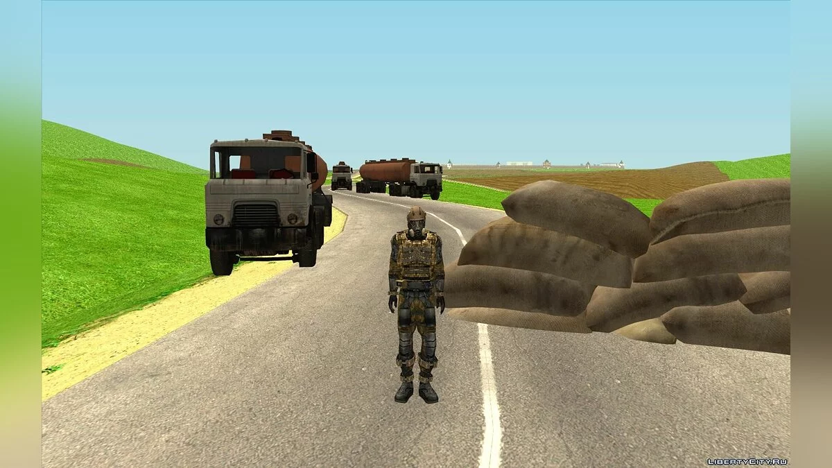 Скитальцы из S.T.A.L.K.E.R. ТТ2 / GTA San Andreas