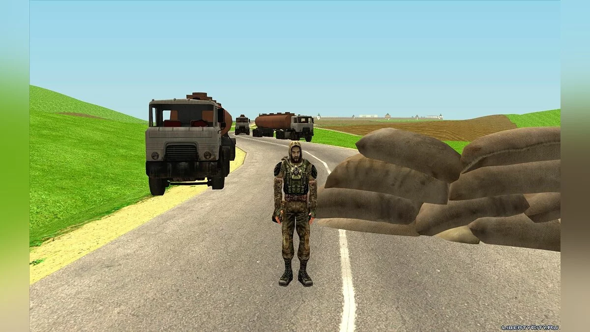 Скитальцы из S.T.A.L.K.E.R. ТТ2 / GTA San Andreas