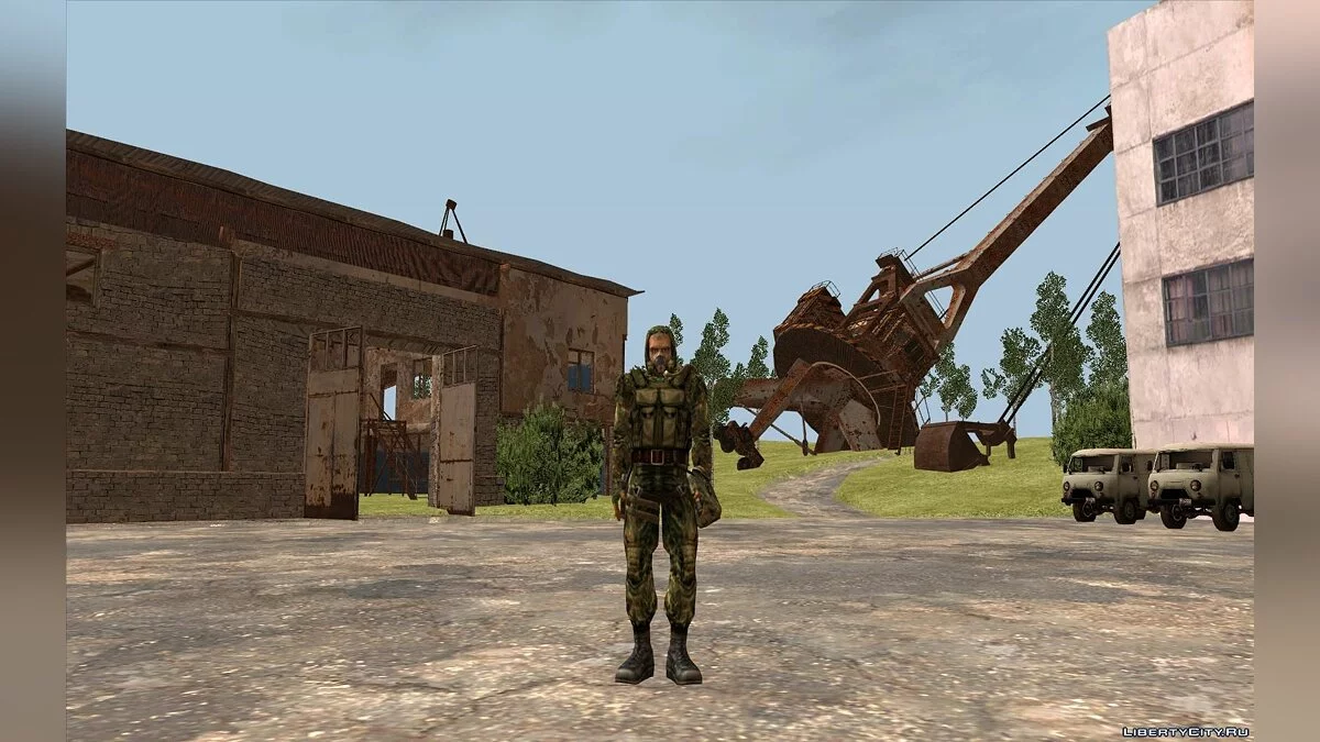 Наёмник Шрам из S.T.A.L.K.E.R. / GTA San Andreas