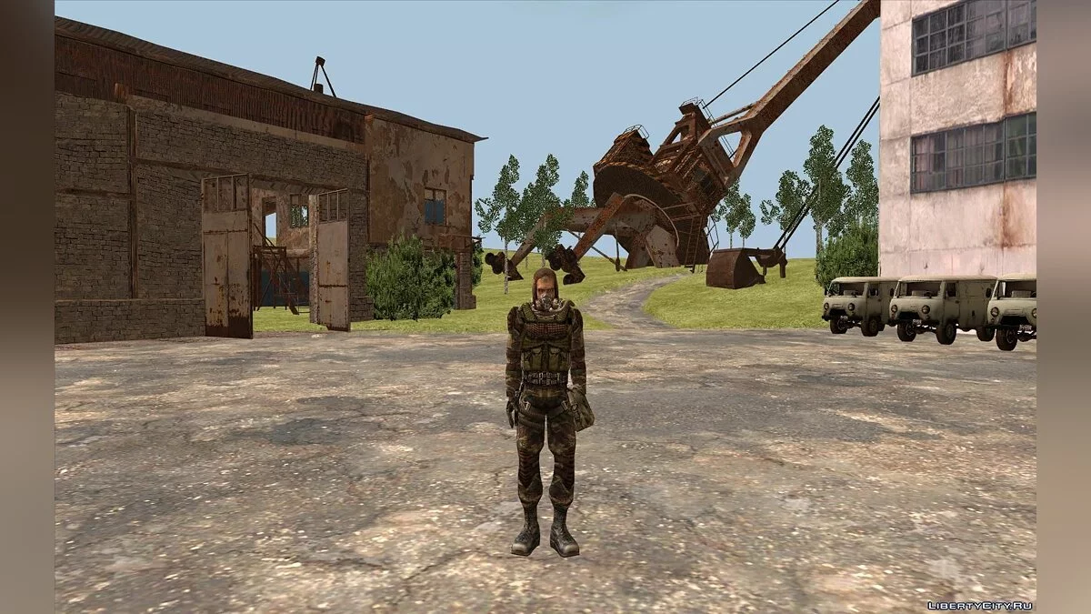 Наёмник Шрам из S.T.A.L.K.E.R. / GTA San Andreas