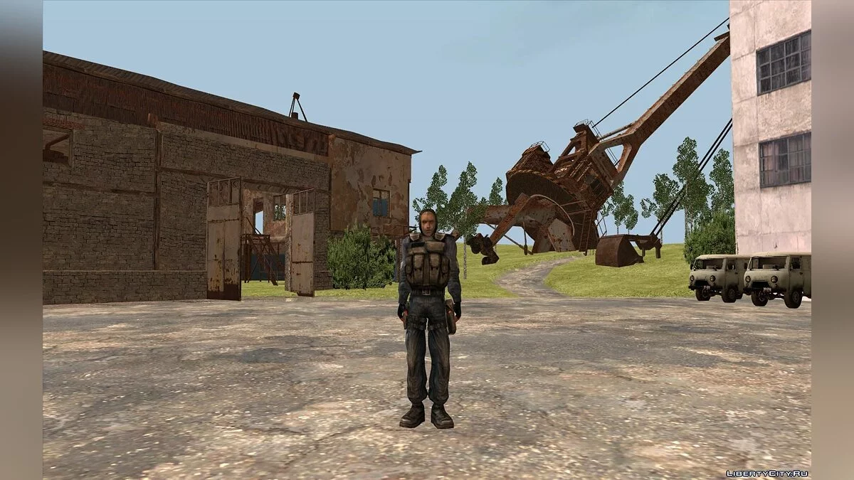 Наёмник Шрам из S.T.A.L.K.E.R. / GTA San Andreas