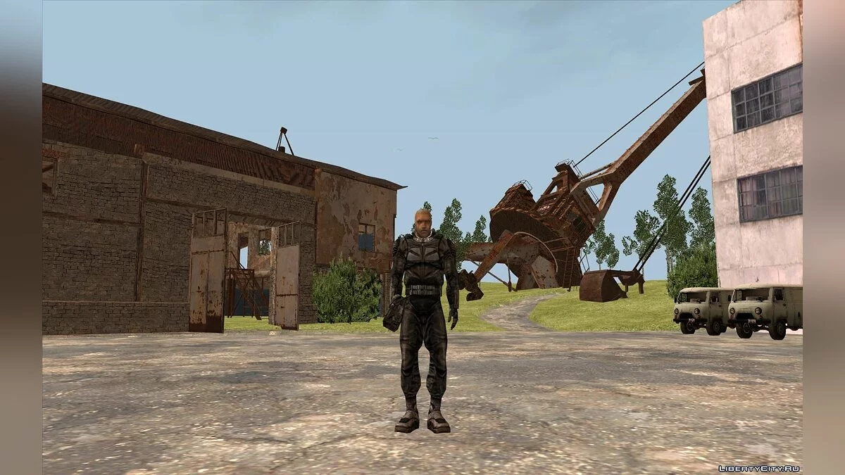 Наёмник Шрам из S.T.A.L.K.E.R. / GTA San Andreas