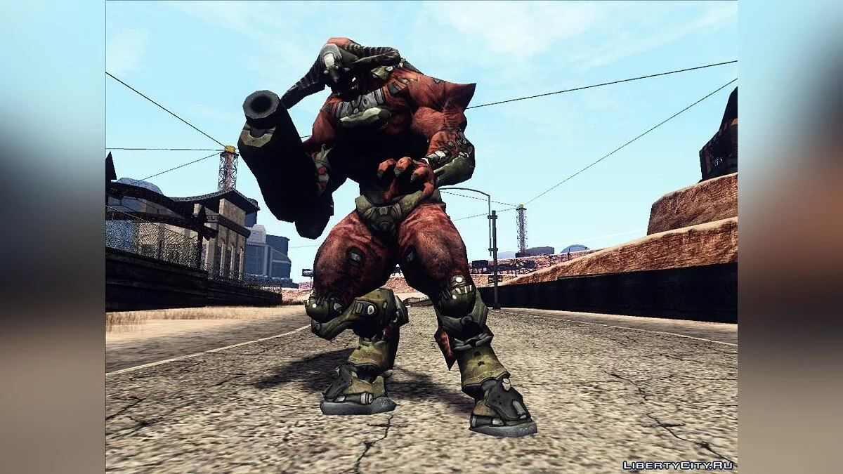 Сборник скинов из DOOM 3 / GTA San Andreas