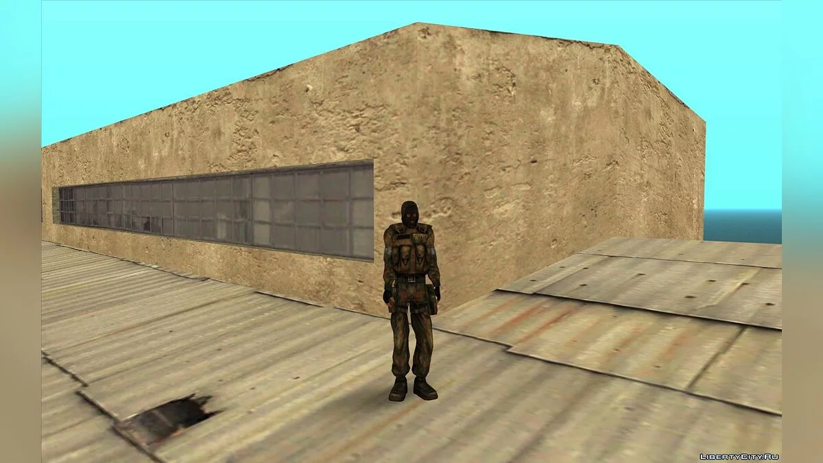Сборник скинов в комбинезонах наёмников из S.T.A.L.K.E.R. / GTA San Andreas