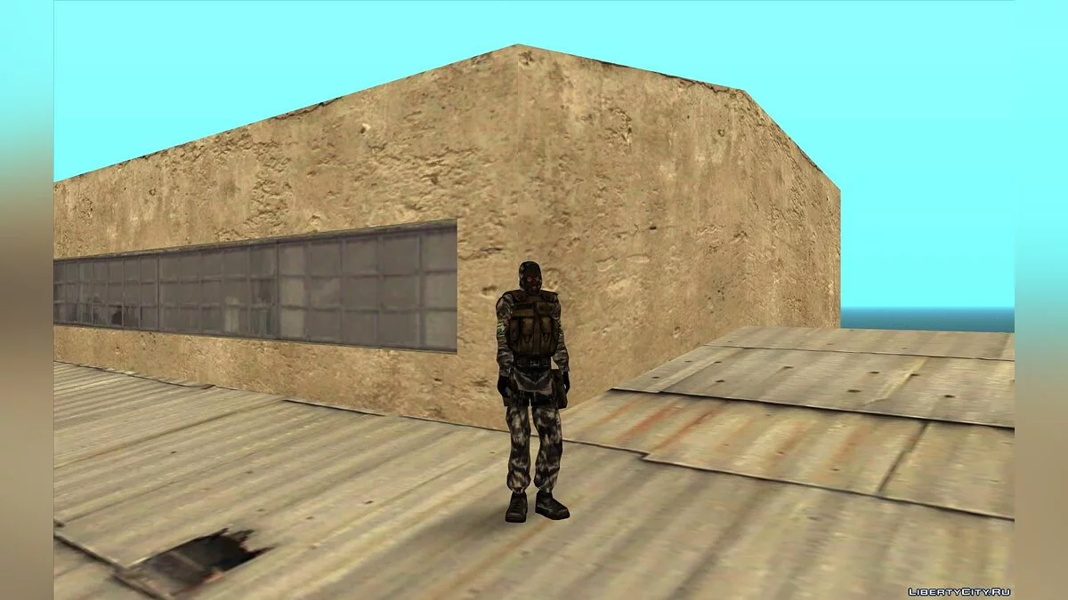 Сборник скинов в комбинезонах наёмников из S.T.A.L.K.E.R. / GTA San Andreas