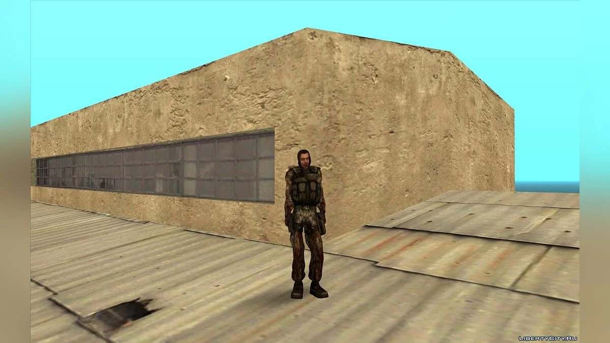 Сборник скинов в комбинезонах наёмников из S.T.A.L.K.E.R. / GTA San Andreas
