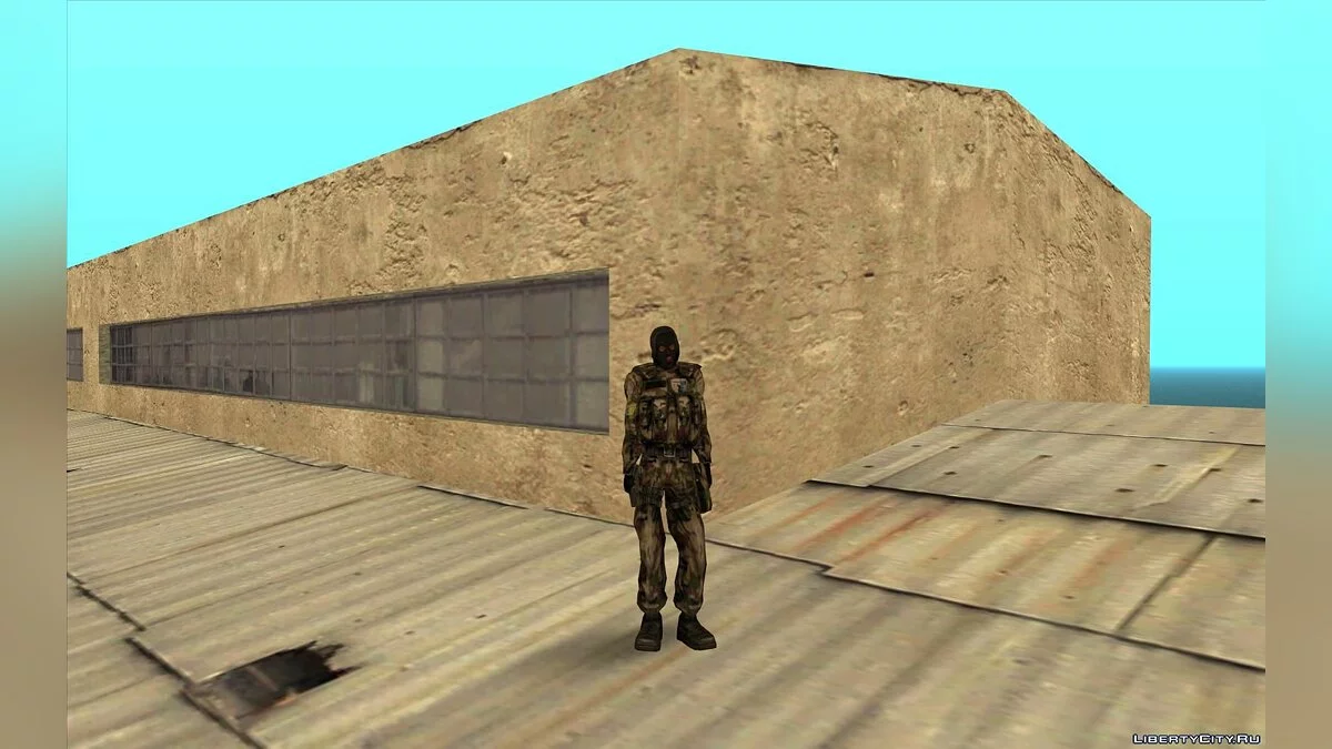 Сборник скинов в комбинезонах наёмников из S.T.A.L.K.E.R. / GTA San Andreas