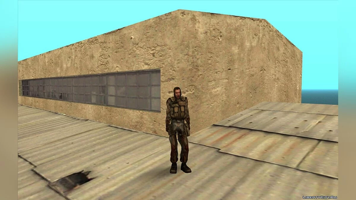 Сборник скинов в комбинезонах наёмников из S.T.A.L.K.E.R. / GTA San Andreas