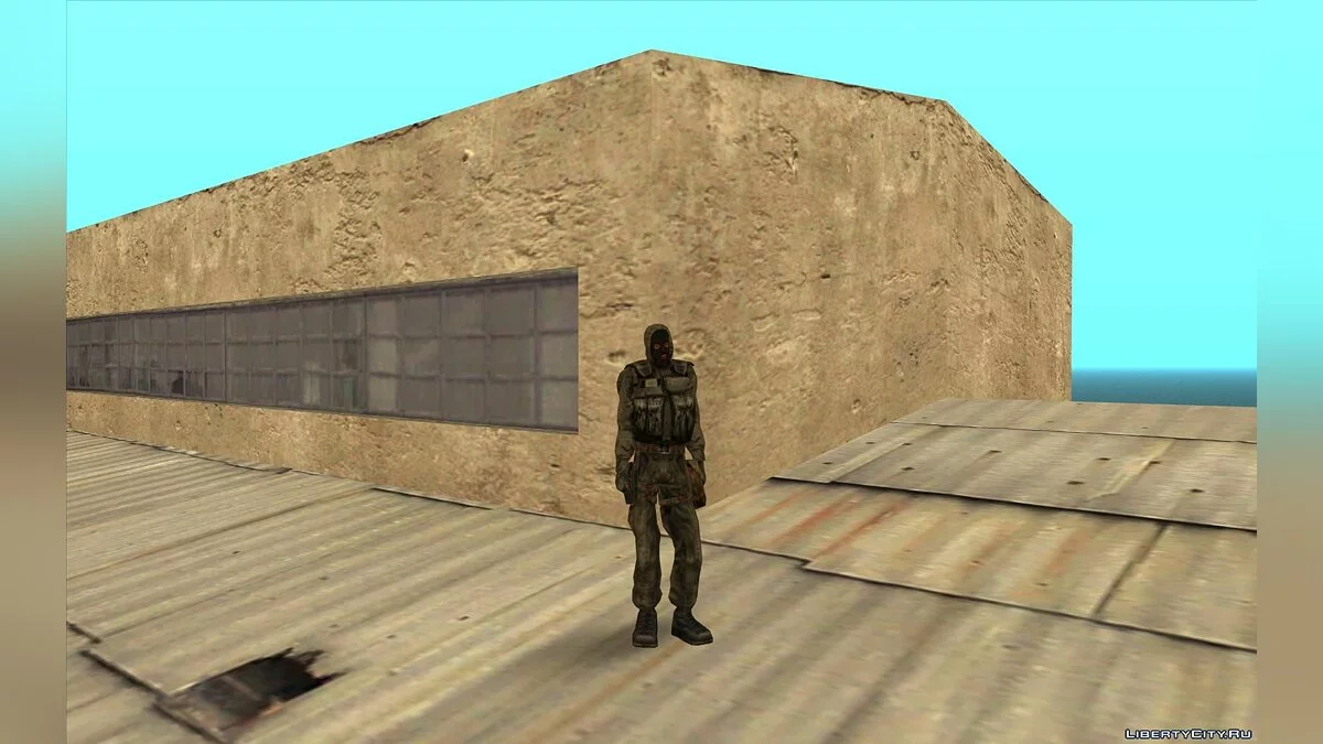 Сборник скинов в комбинезонах наёмников из S.T.A.L.K.E.R. / GTA San Andreas