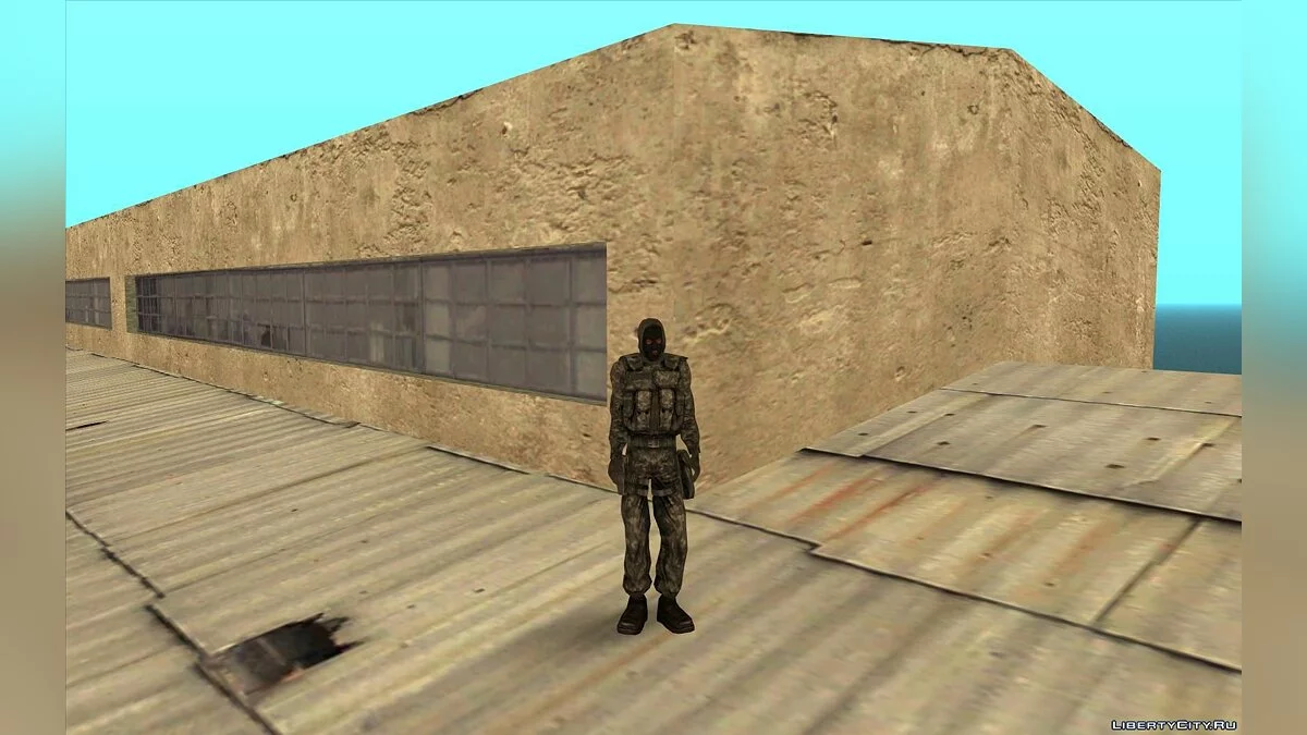Сборник скинов в комбинезонах наёмников из S.T.A.L.K.E.R. / GTA San Andreas