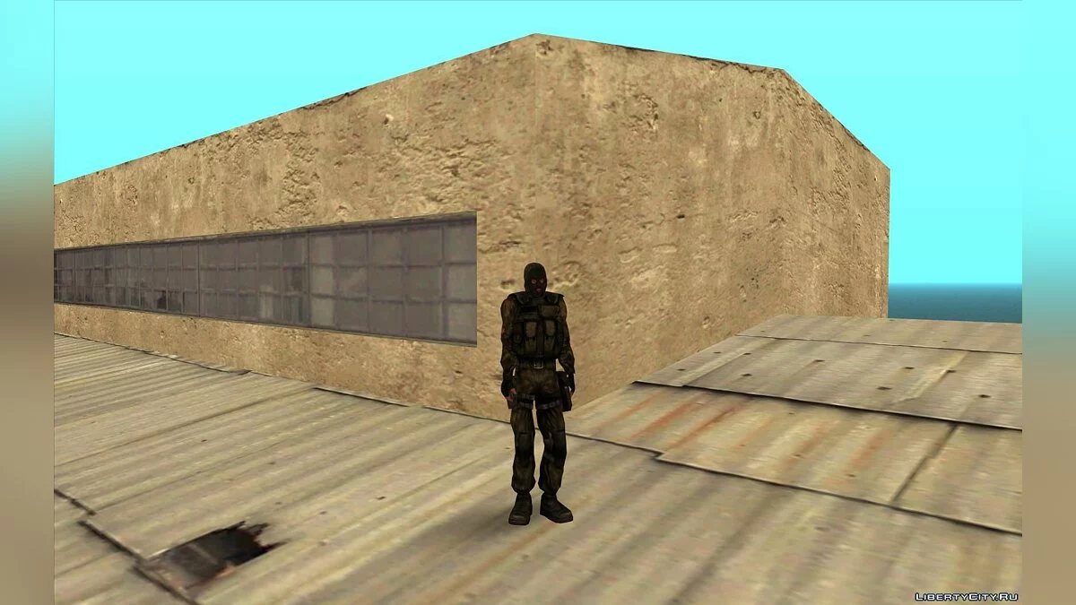 Сборник скинов в комбинезонах наёмников из S.T.A.L.K.E.R. / GTA San Andreas
