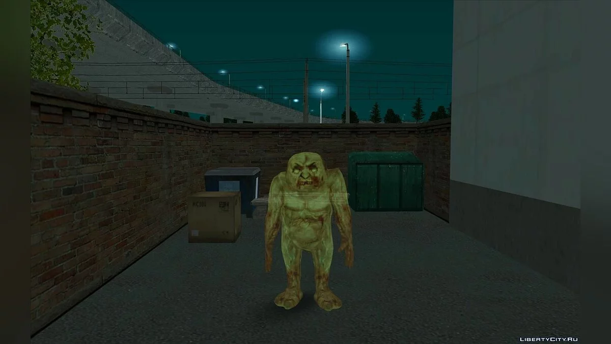 Желтый карлик (прототип бюрера) из S.T.A.L.K.E.R. / GTA San Andreas