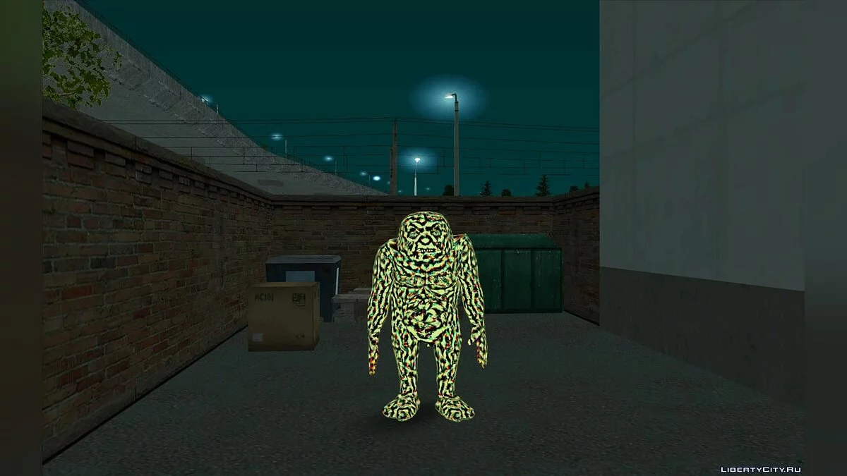 Желтый карлик (прототип бюрера) из S.T.A.L.K.E.R. / GTA San Andreas
