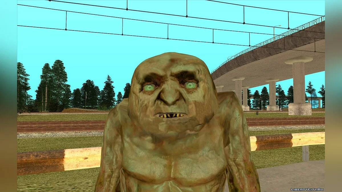 Желтый карлик (прототип бюрера) из S.T.A.L.K.E.R. / GTA San Andreas