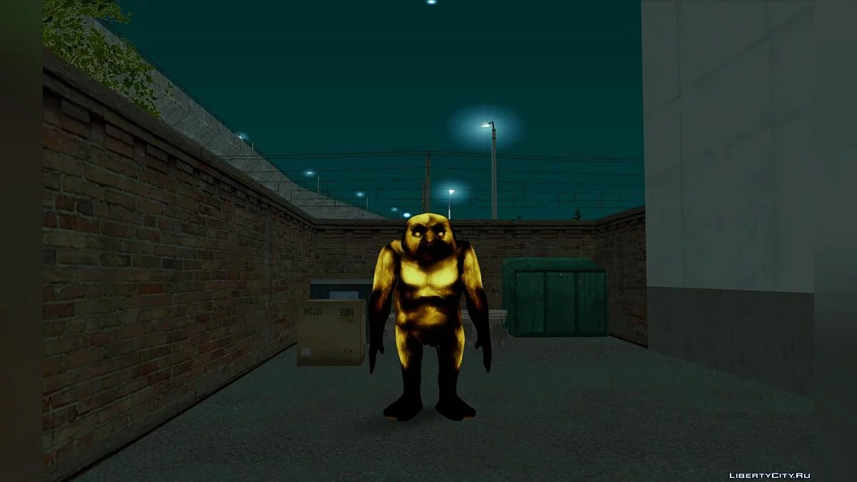 Желтый карлик (прототип бюрера) из S.T.A.L.K.E.R. / GTA San Andreas
