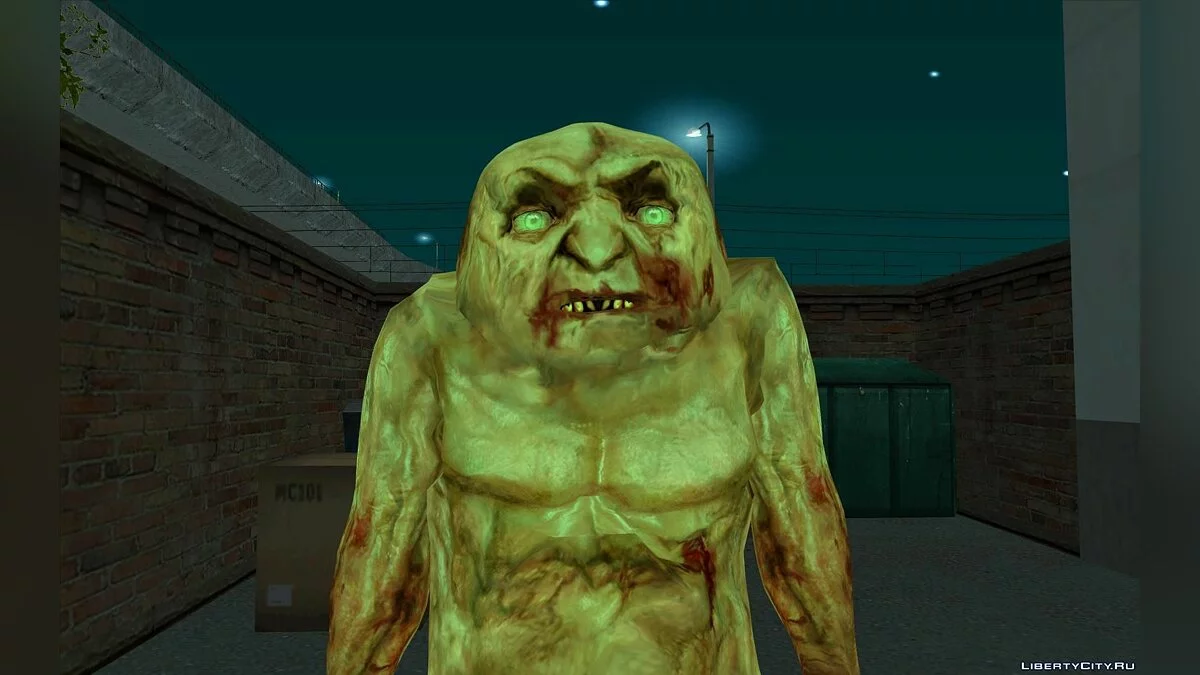 Желтый карлик (прототип бюрера) из S.T.A.L.K.E.R. / GTA San Andreas