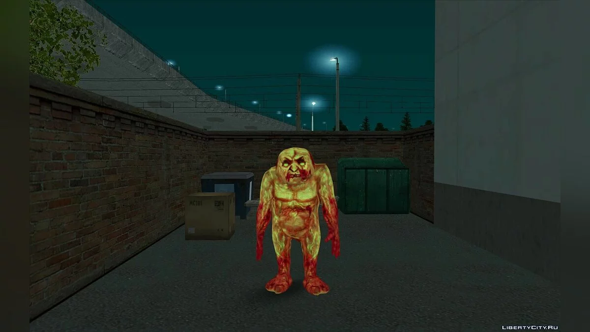 Желтый карлик (прототип бюрера) из S.T.A.L.K.E.R. / GTA San Andreas