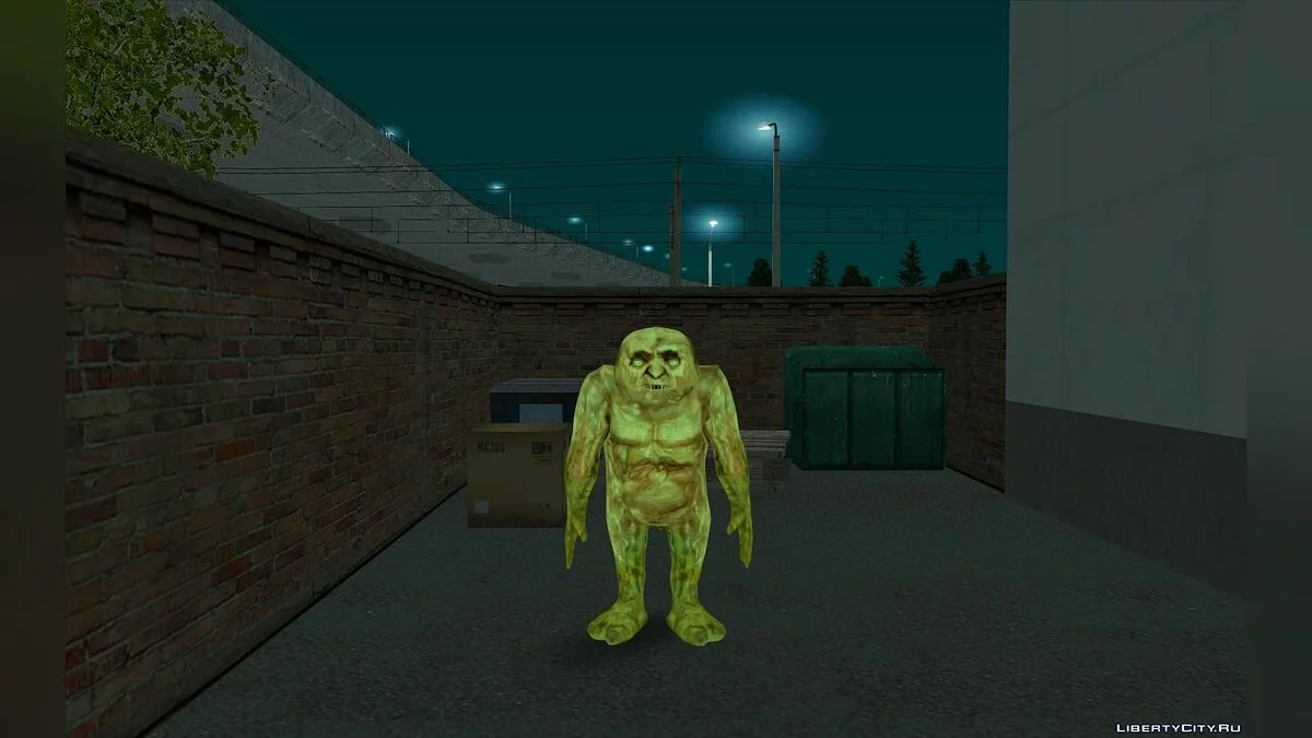 Желтый карлик (прототип бюрера) из S.T.A.L.K.E.R. / GTA San Andreas