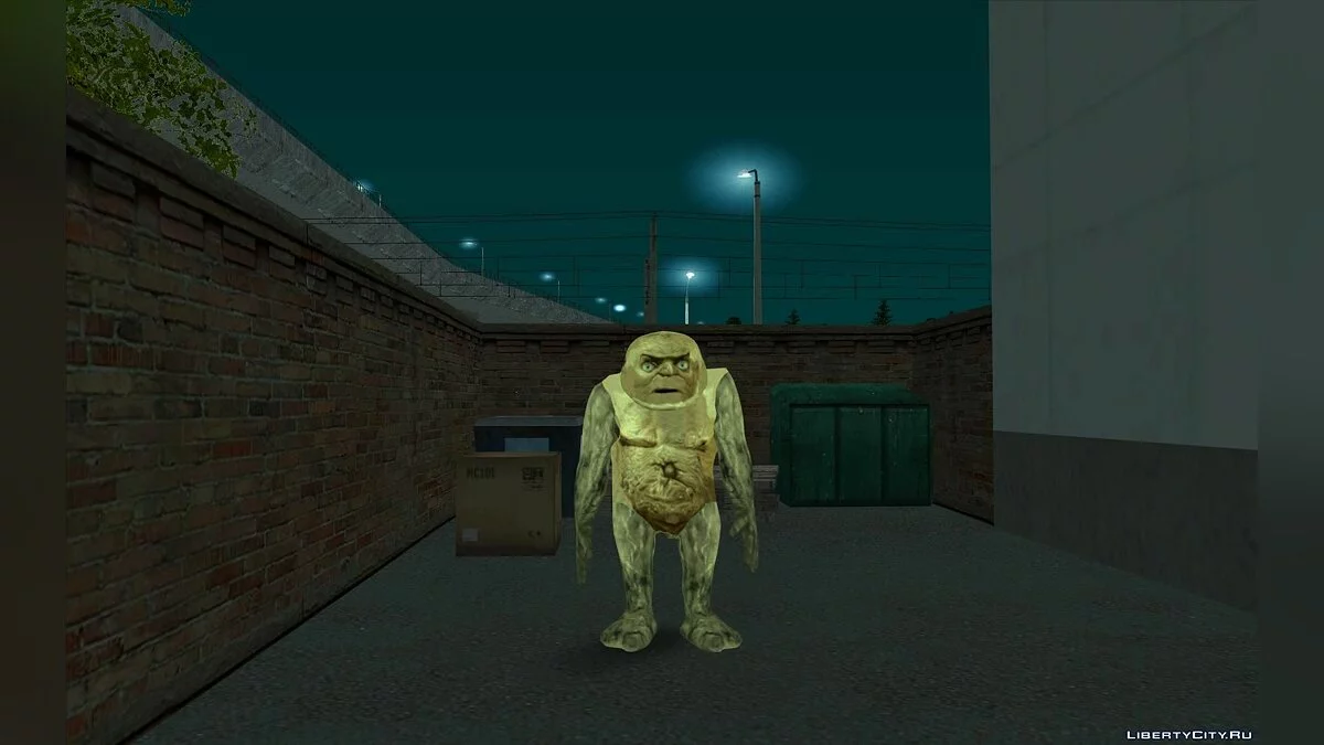Желтый карлик (прототип бюрера) из S.T.A.L.K.E.R. / GTA San Andreas